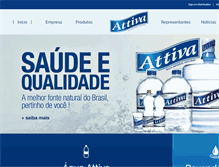 Tablet Screenshot of aguaattiva.com